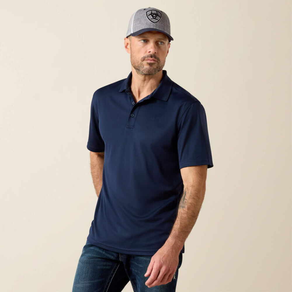 image of Men's TEK Classic Fit Polo, Navy