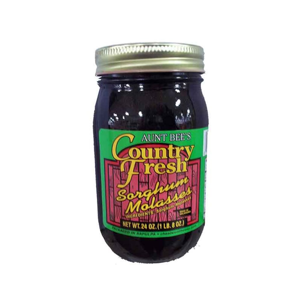 image of Aunt Bees Country Fresh Sorghum Molasses, 24 oz