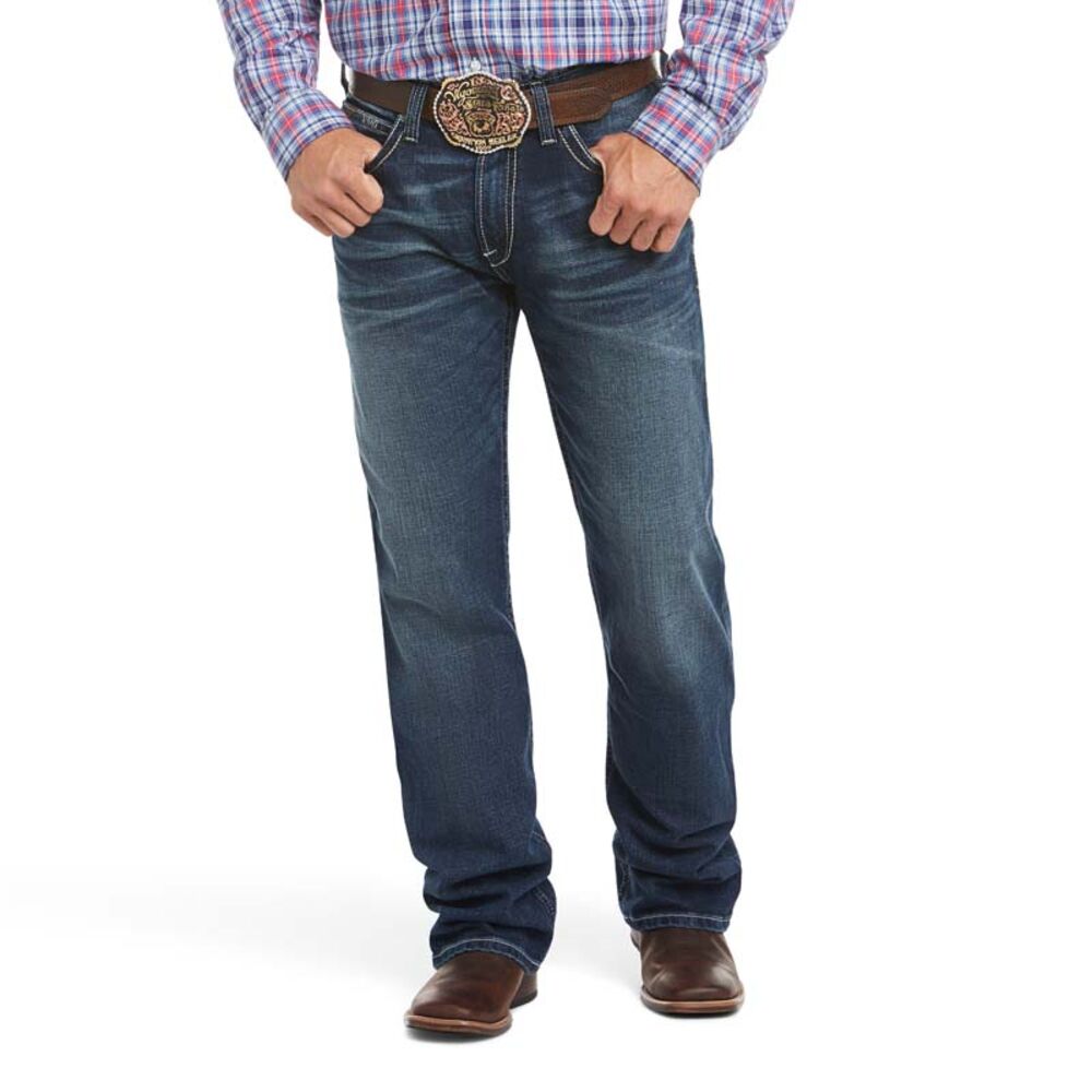 image of Men's M4 Low Rise Relaxed Fit Stretch Adkins Boot Cut Jean, Turnout