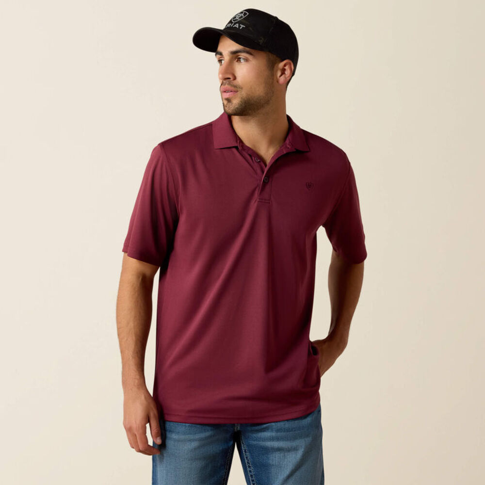 image of Men's TEK Classic Fit Polo, Maroon
