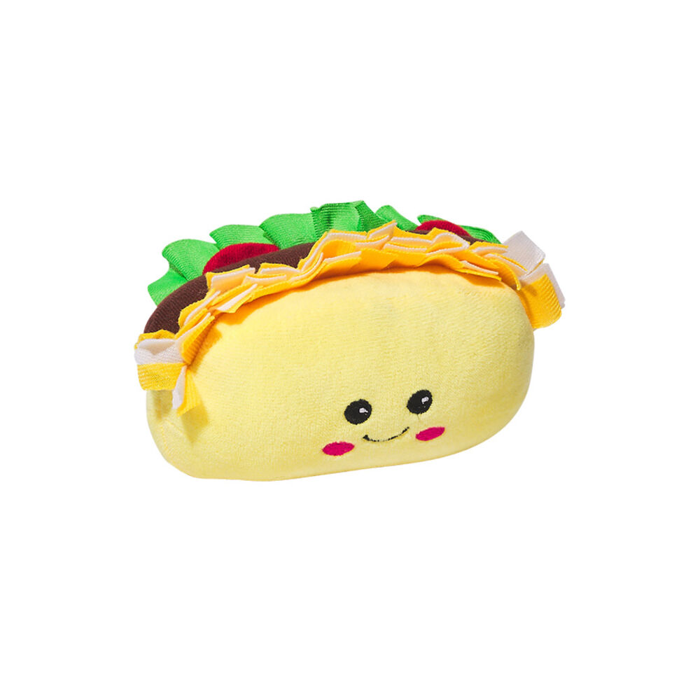 image of Taco Plush Squeaky Dog Toy
