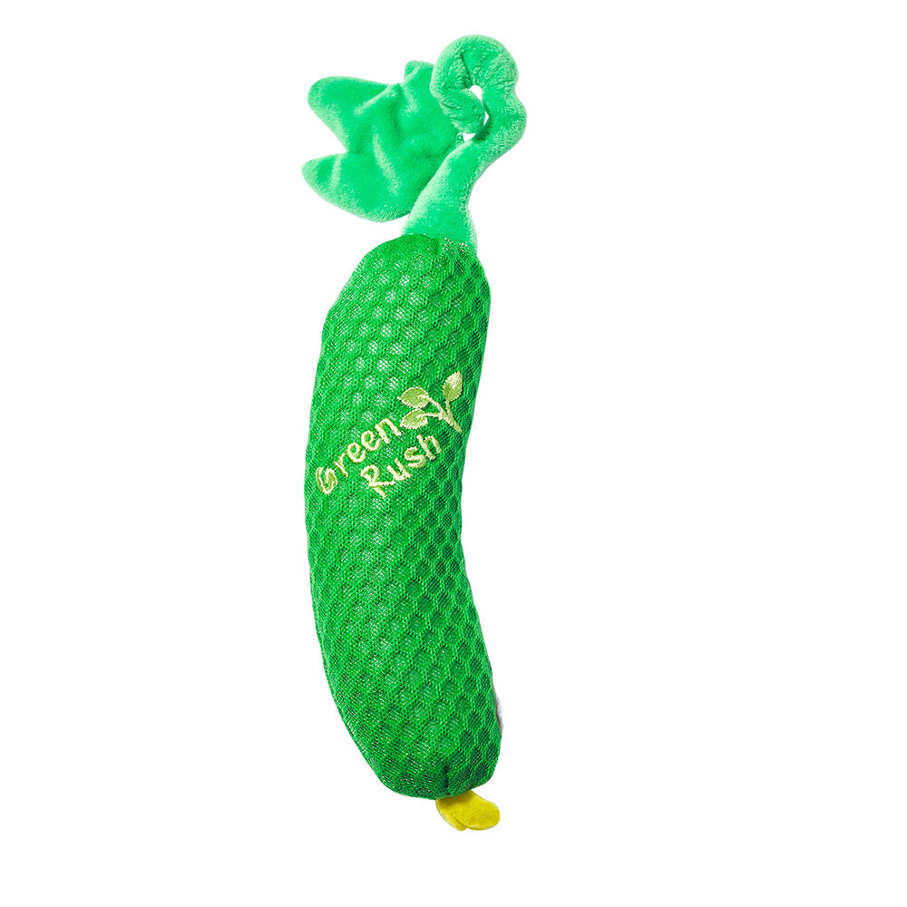 image of Zucchini Crinkle Catnip Cat Toy