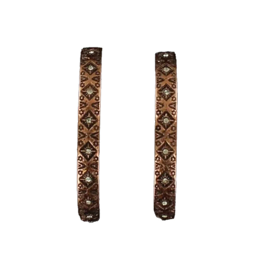 image of Aztec Engraved Hoop Earrings