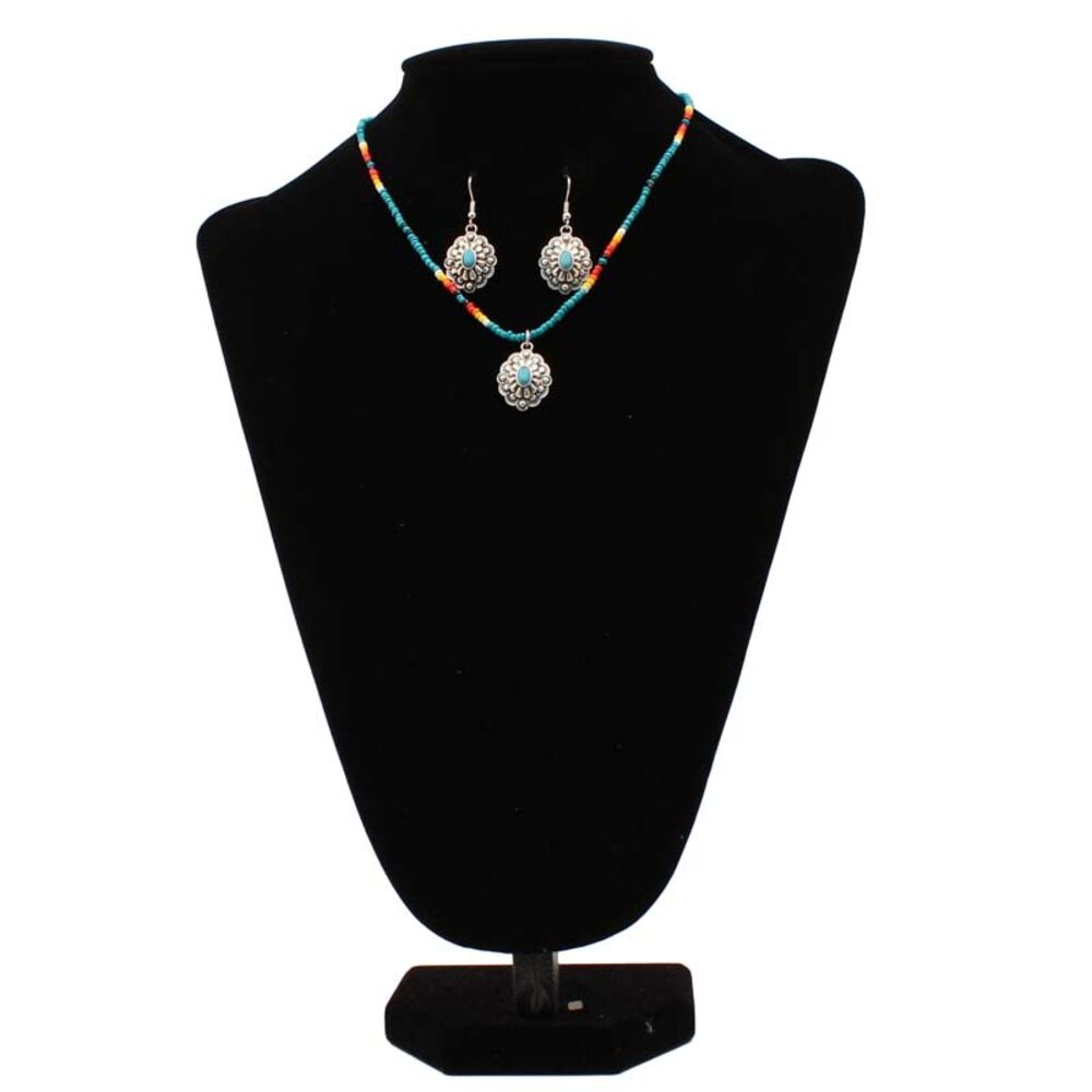 image of Southwest Turquoise Multi Stone Jewelry Set