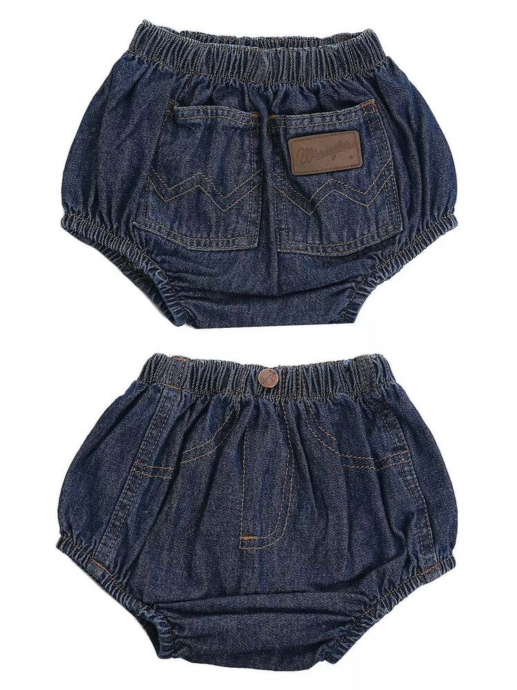 image of Kid's Diaper Cover, Prewashed Indigo