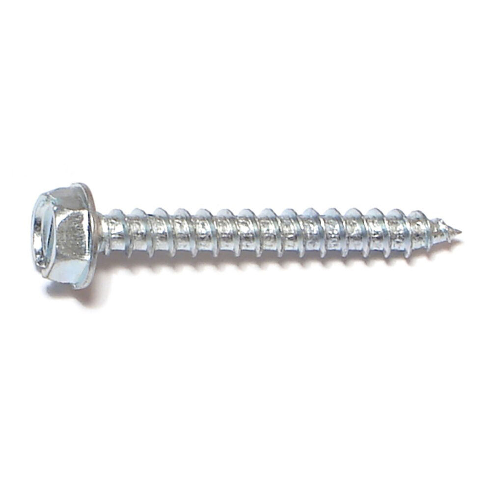 image of 10 X 1-1/2 Slotted Hex Washer sheet Metal Screw