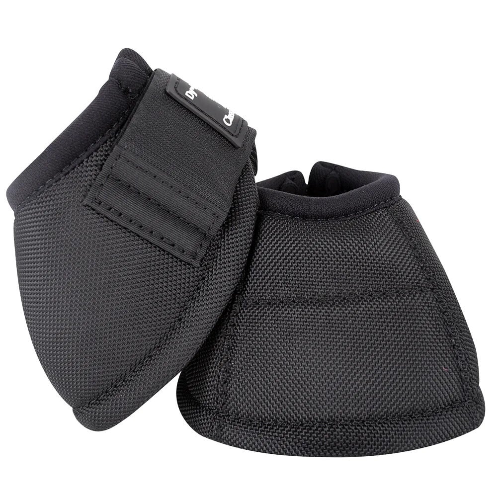 image of Equine Dyno No Turn Bell Boots, Black, Medium