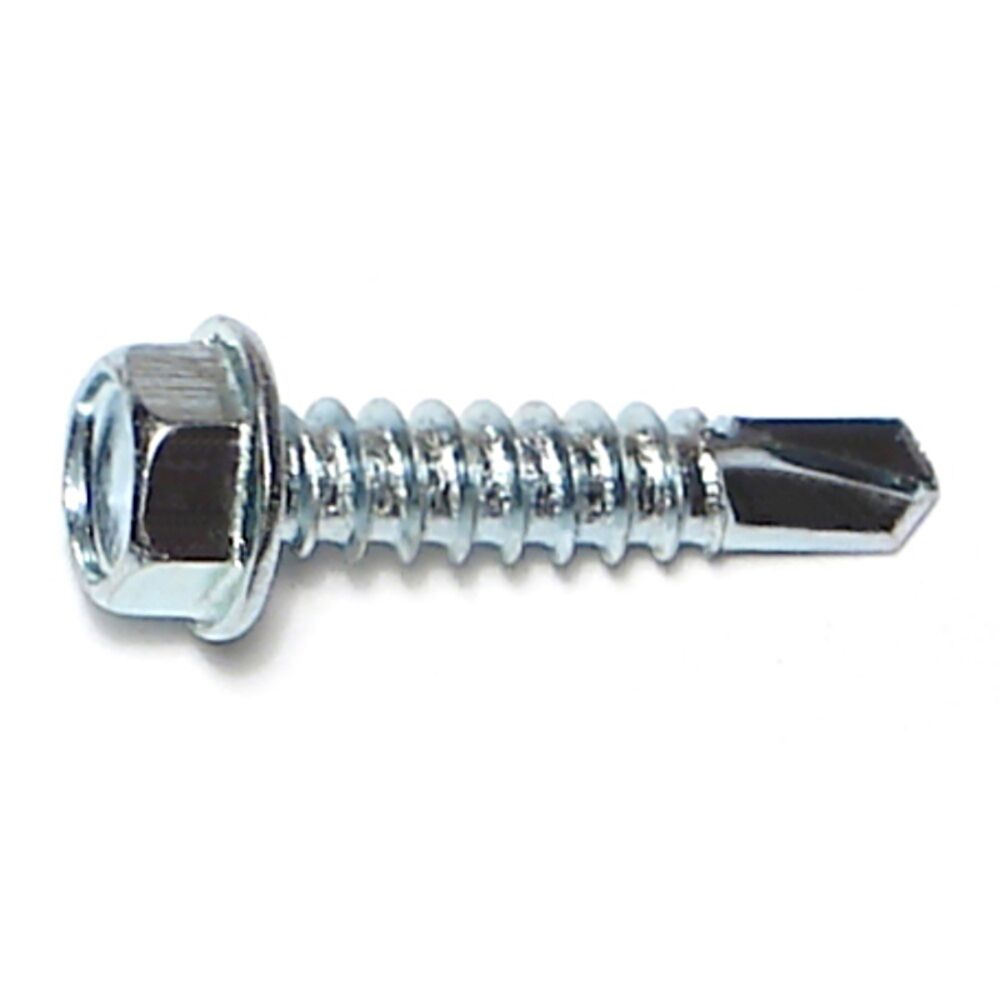 image of 12 x 1 Hex Washer Self-Drilling Screws - 10283