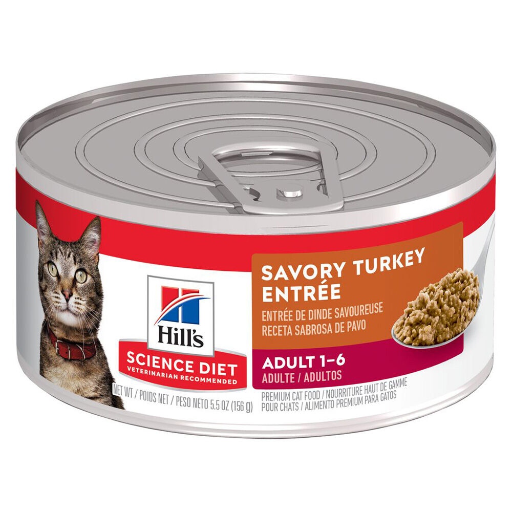 image of Wet Adult Cat Food- Savory Turkey, 5.5 oz