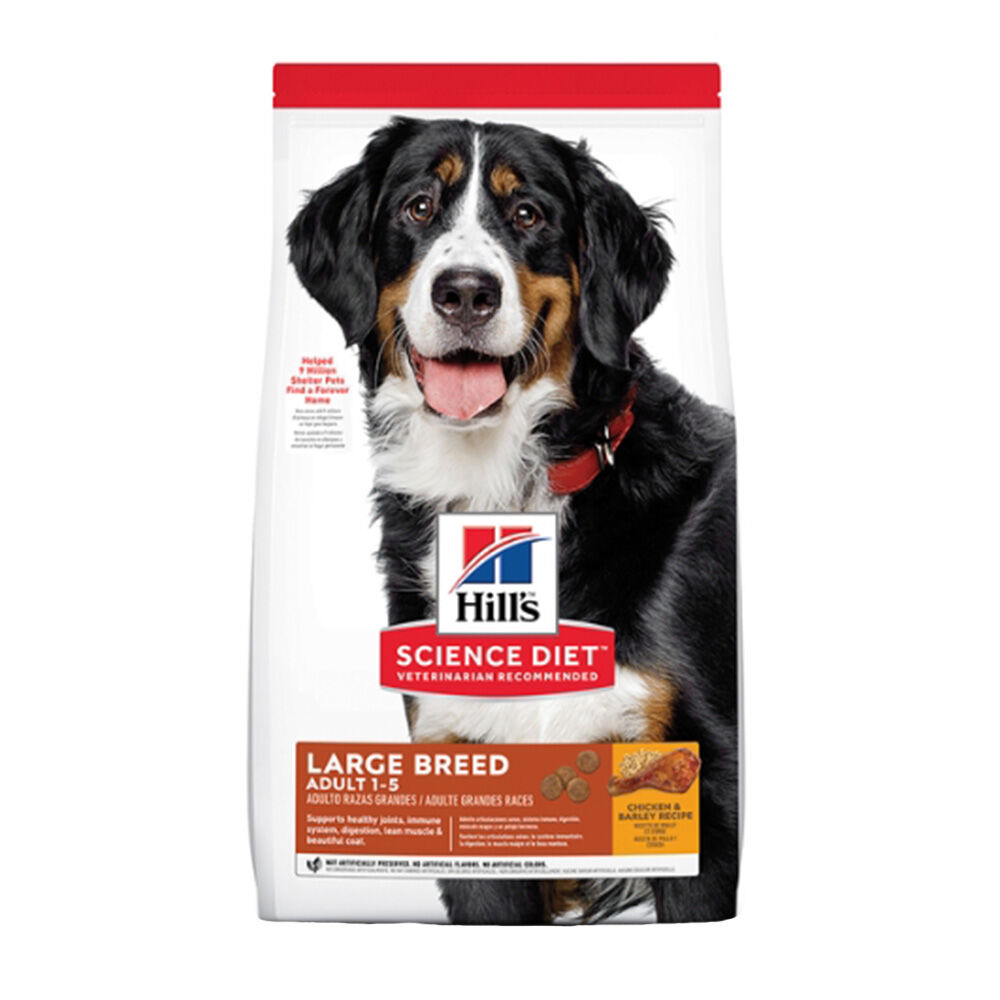 image of Dry Adult Dog Food- Large Breed, Chicken and Barley, 38.5 lb