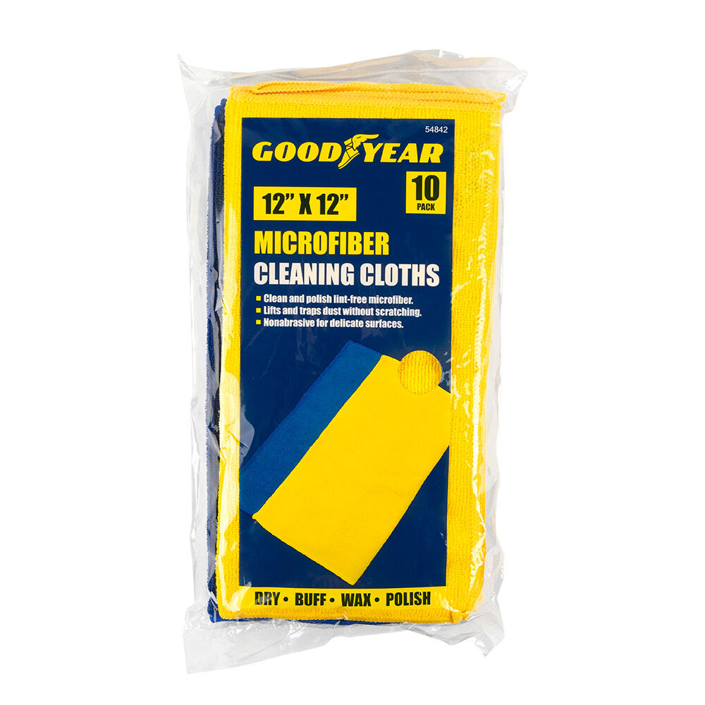 image of Microfiber Cloths, 10 pk