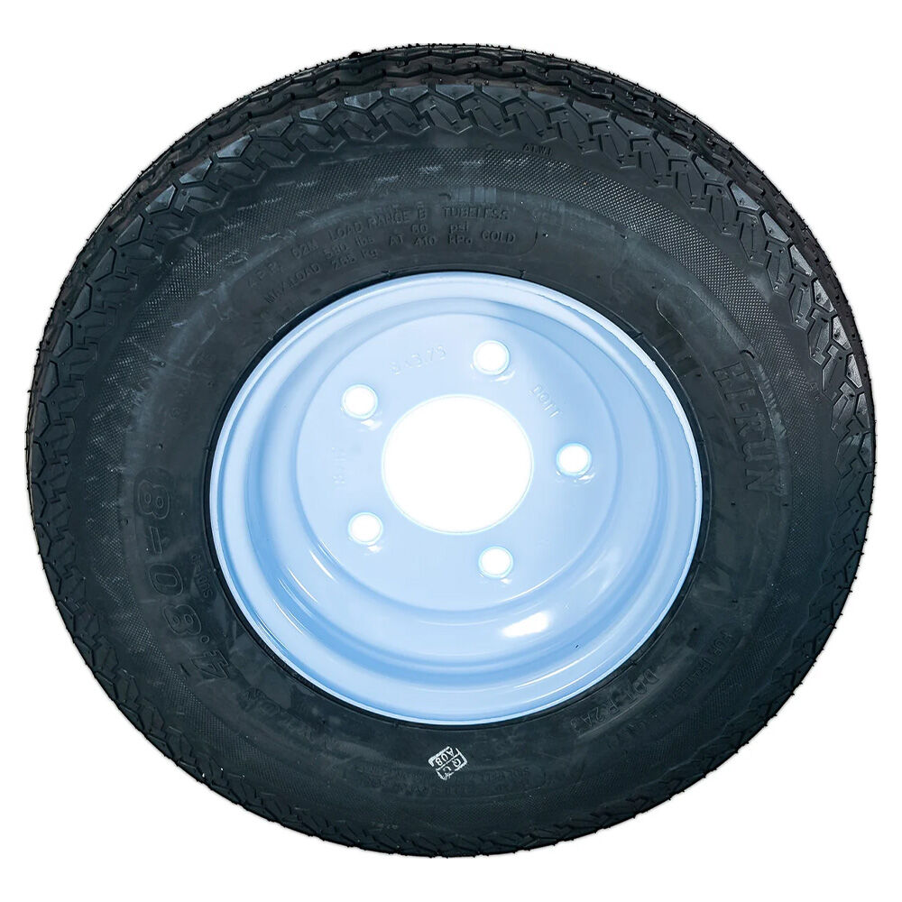 image of 4 3/4 in x 8 in 5 Lug Highway Trailer Tire