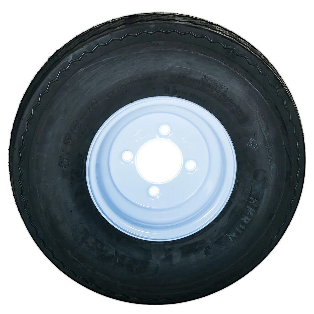 image of 5 3/4 in x 8 in 4 Lug Highway Trailer Tire