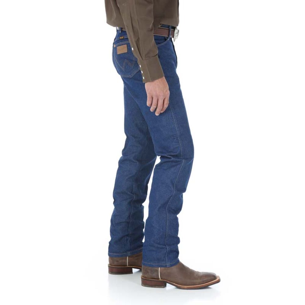 image of Men's Original Fit High Rise Tapered Leg Jeans, Rigid Indigo