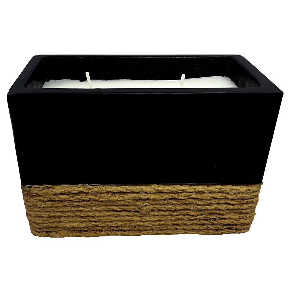 image of Rectangle Cement Citronella Candle with Rope