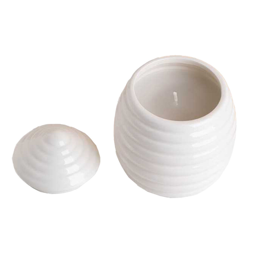 image of Honey Bee Glass Citronella Candle