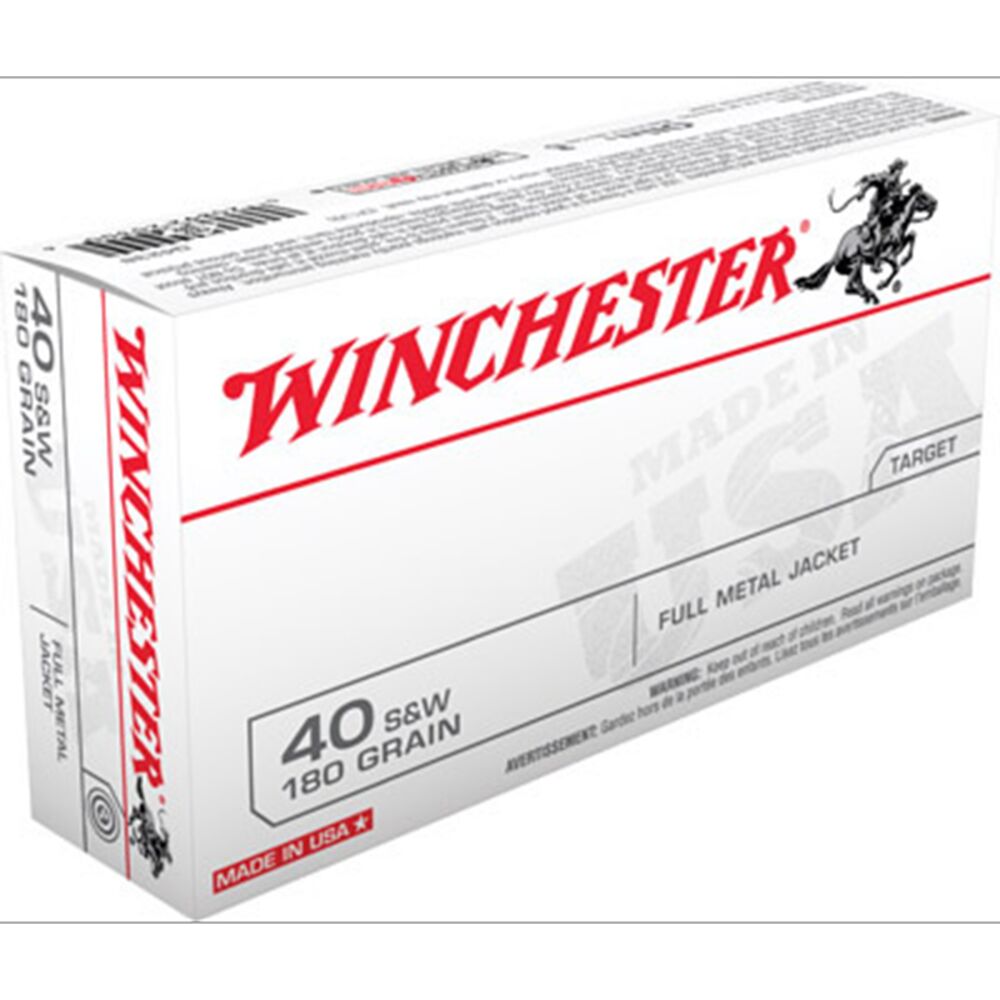 image of 40 S&W 180 Grain Handgun Ammunition, 50 rounds
