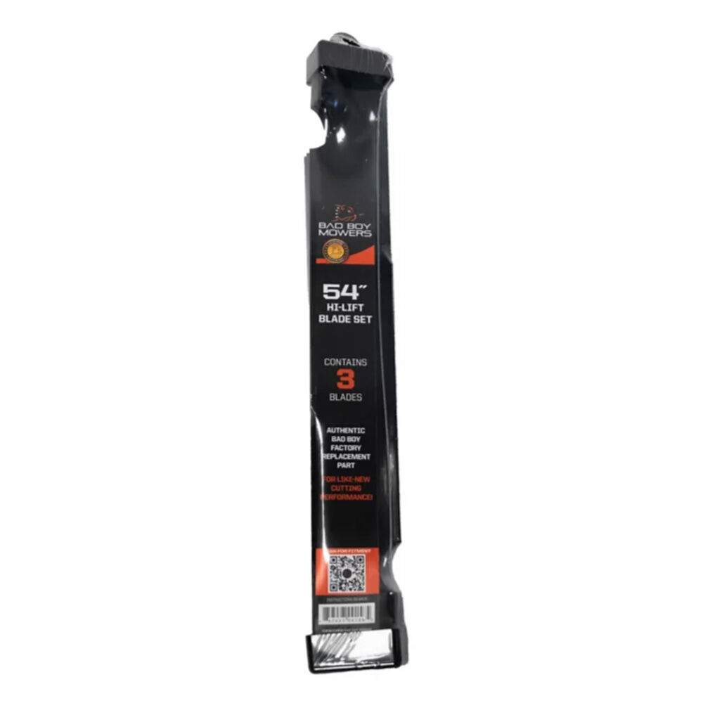 image of 54 in Deck Lawn Mower Blades for Bad Boy Mowers, 3 pk