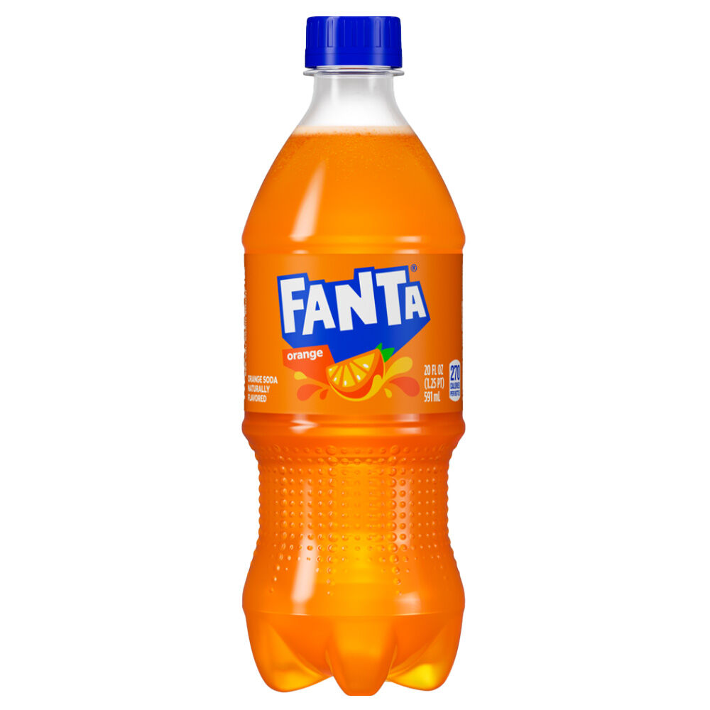 image of Bottled Soda, Orange, 20 fl oz