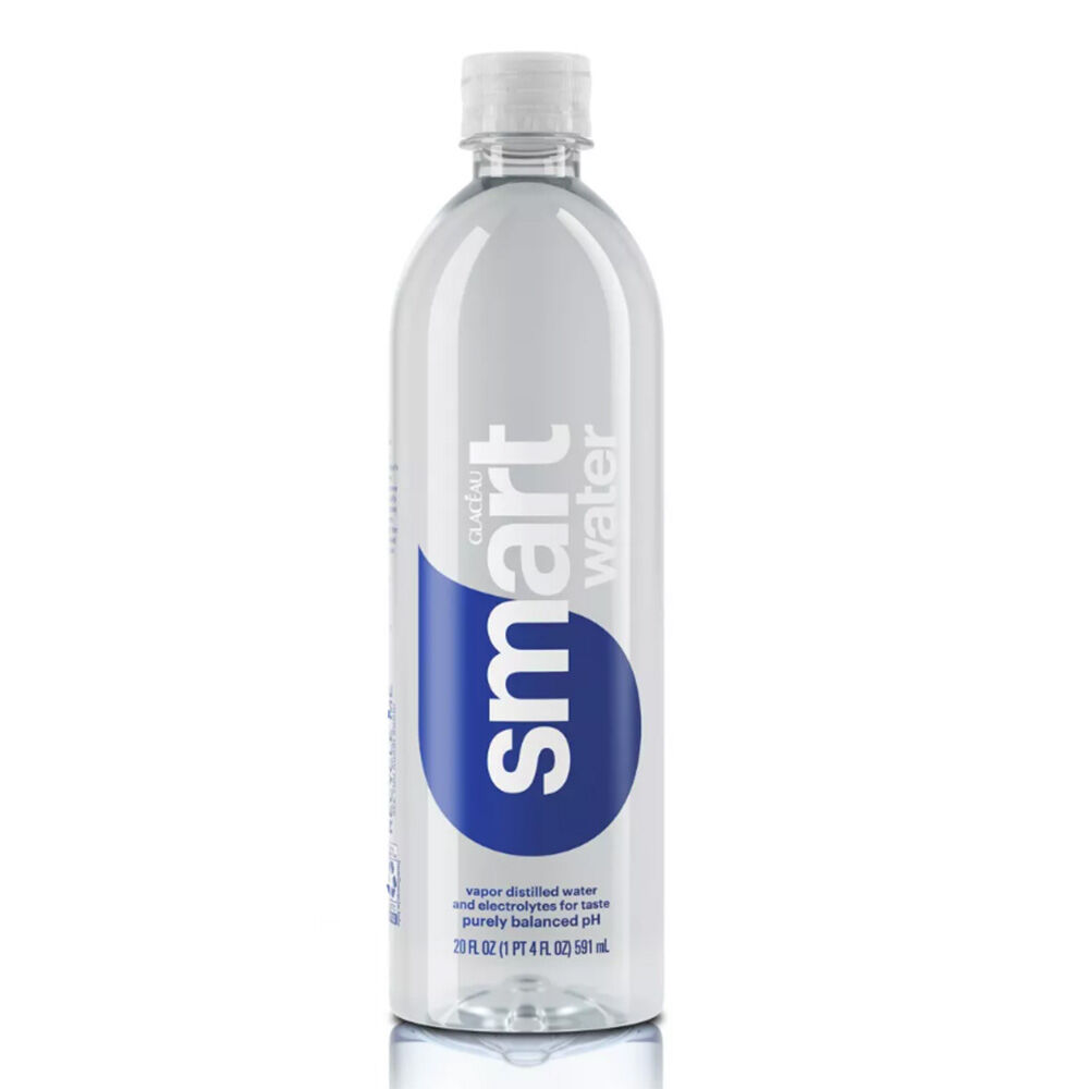 image of Purified Bottled Water, Smart Water, 20 fl oz