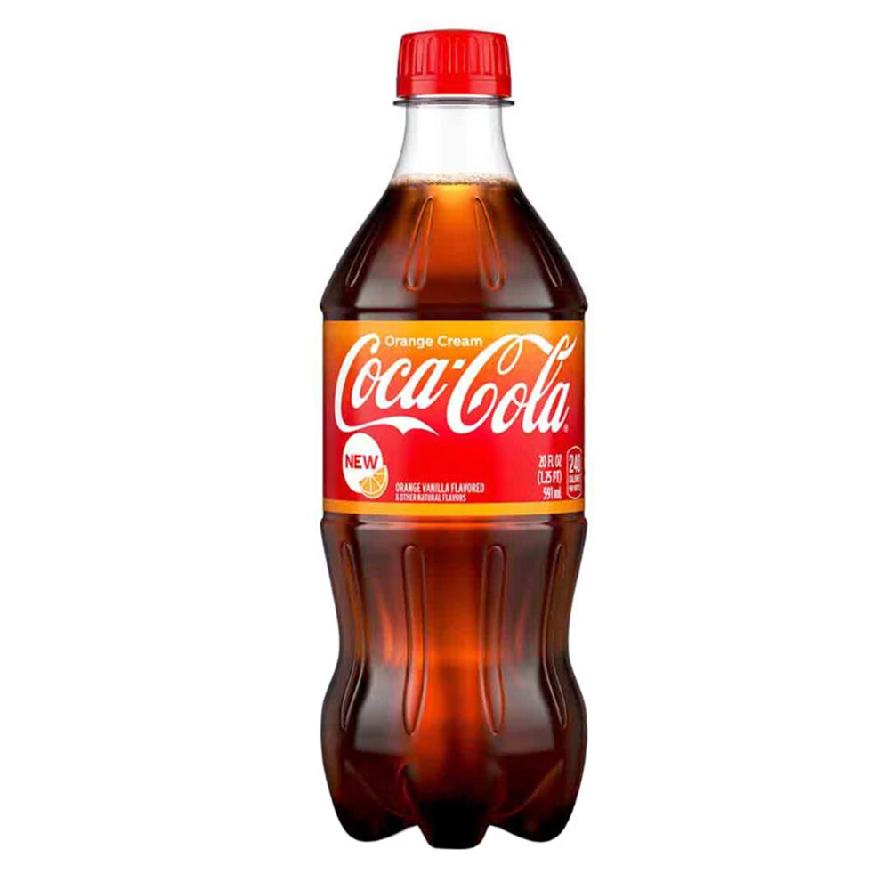image of Bottled Soda, Orange Cream, 20 fl oz