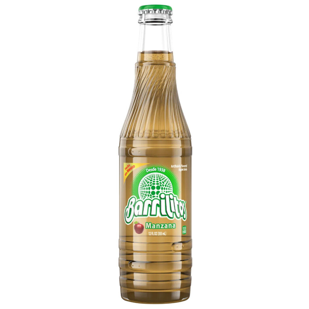 image of Bottled Soda, Apple, 12 oz