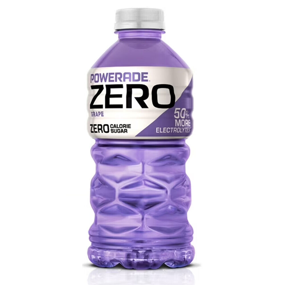 image of Sports Drink, Zero, Grape, 28 oz