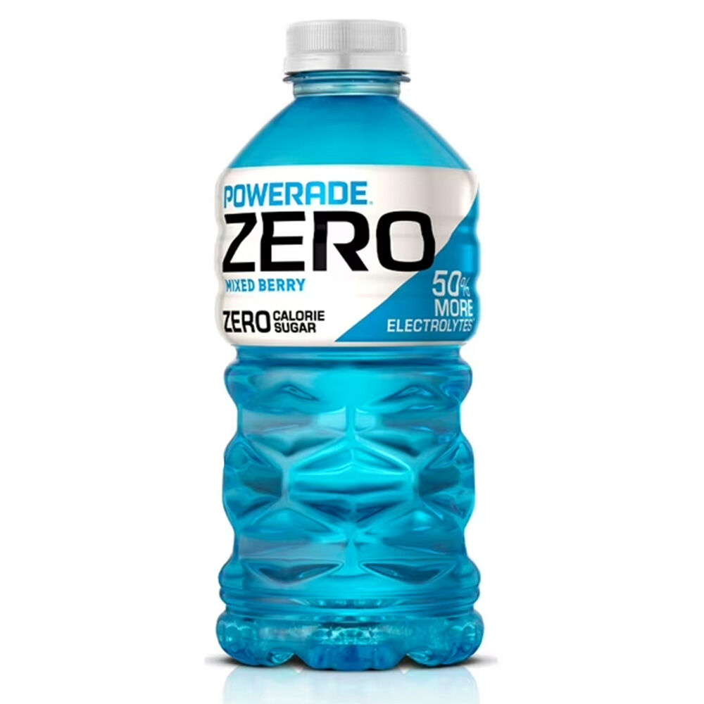 image of Sports Drink, Zero, Mixed Berry, 28 oz