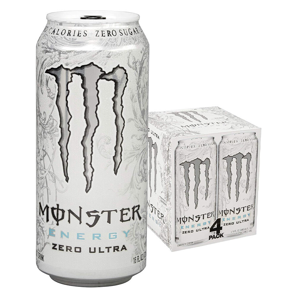 image of Energy Drink, Zero Ultra, 16 fl oz, 4 pk