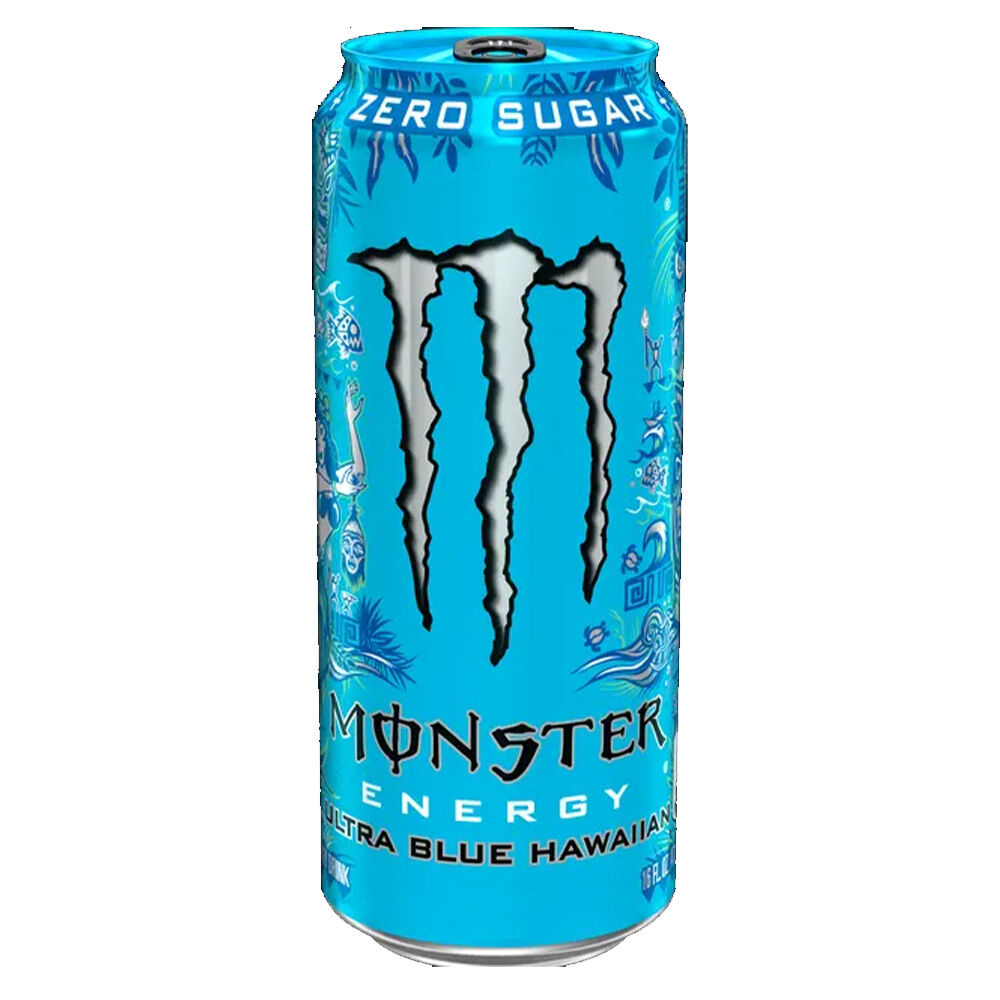 image of Energy Drink, Ultra Blue Hawaiian, 16 fl oz