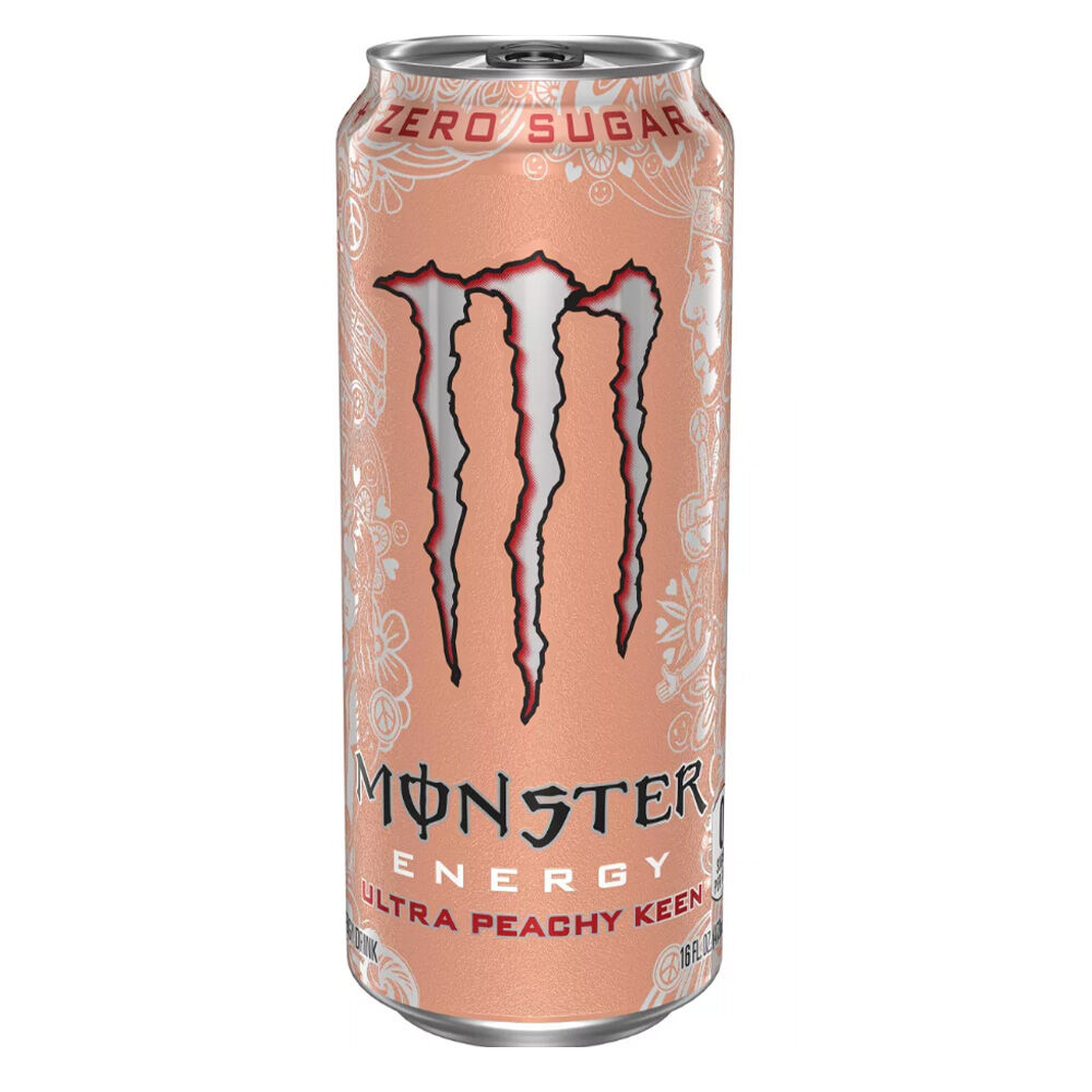 image of Energy Drink, Ultra Peachy Keen, 16 fl oz