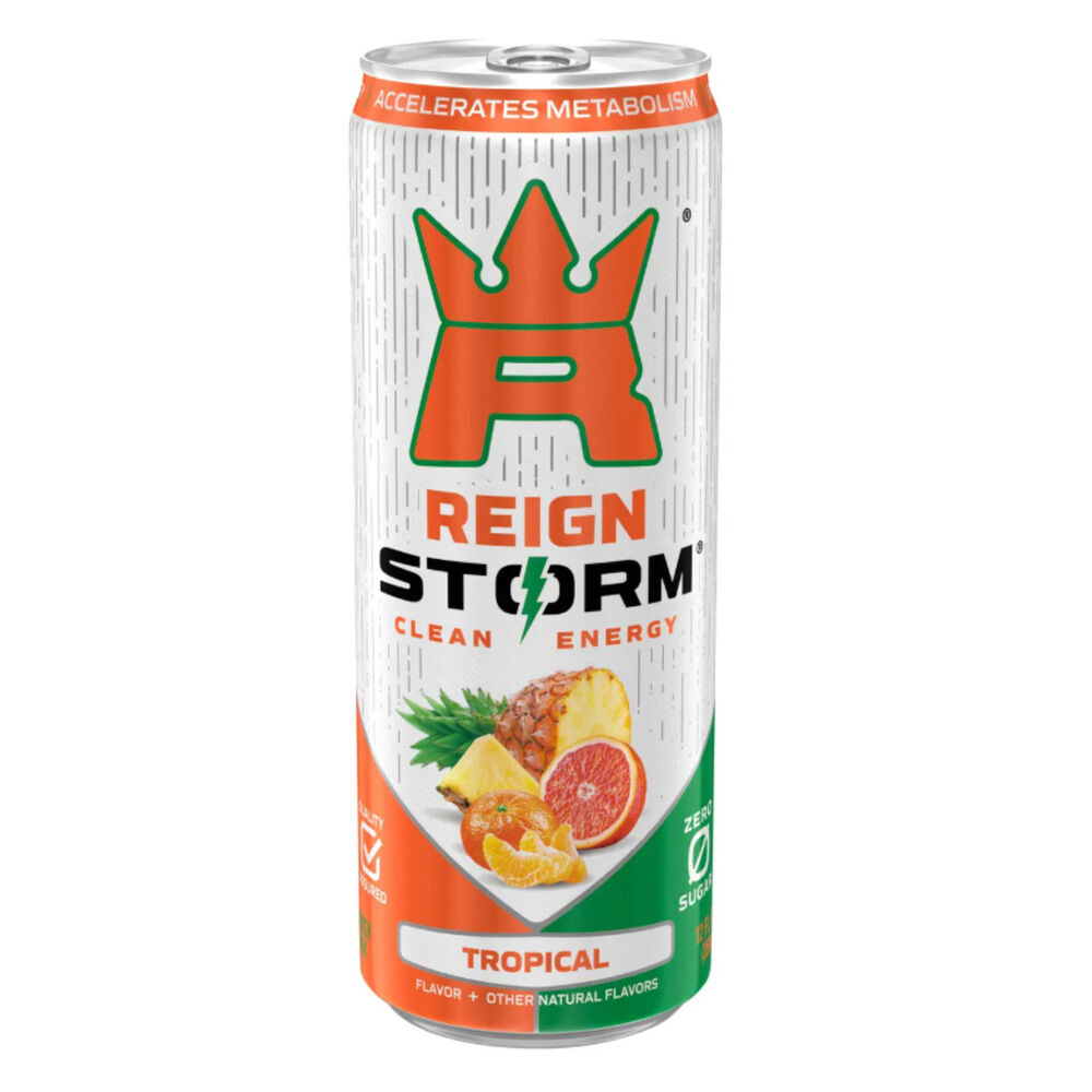 image of Energy Drink, Storm, Tropical, 12 oz