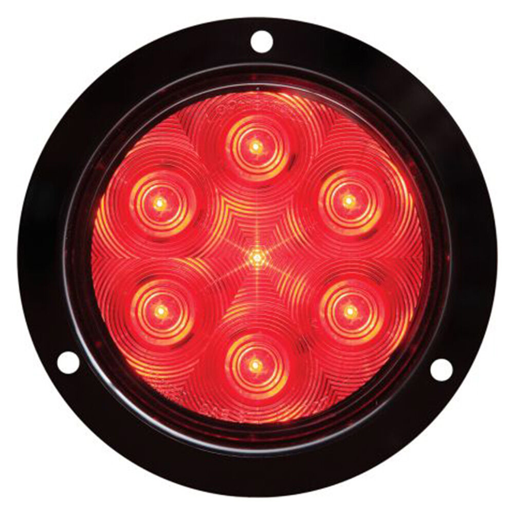 image of 4 in Red LED Round Stop/Turn/Tail Light