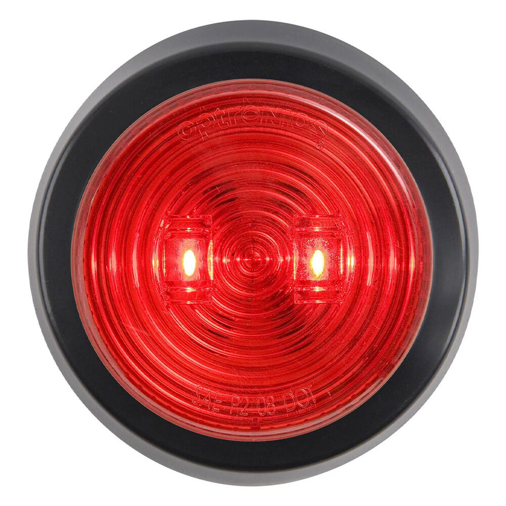 image of 2.5 in Red LED Round Marker/Clearance Light