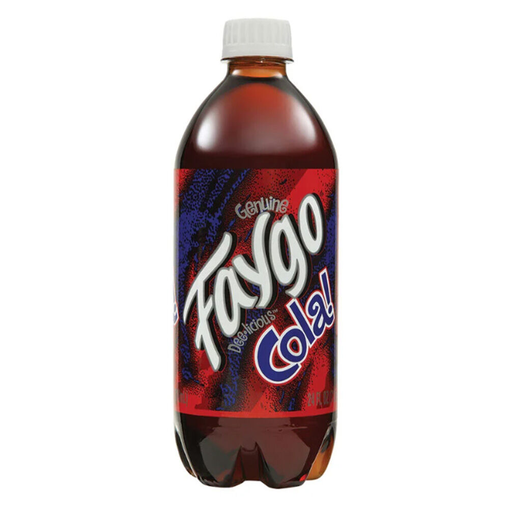 image of Faygo Soda Bottle- Cola, 20 fl oz