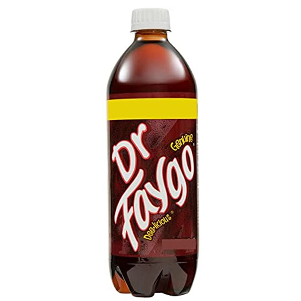 image of Faygo Soda Bottle- Dr Faygo, 20 fl oz