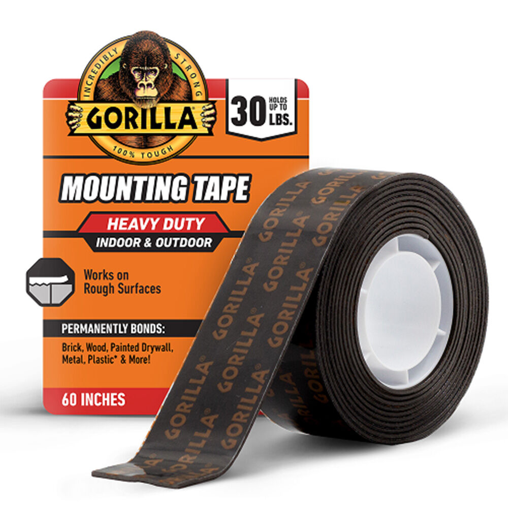 image of Black Mounting Tape, 1 in x 60 in