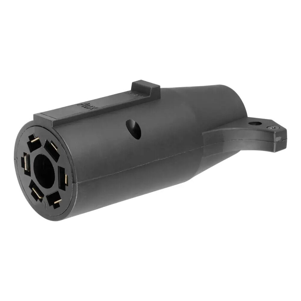 image of 7-Way RV Blade to 6-Way Round Trailer Adapter