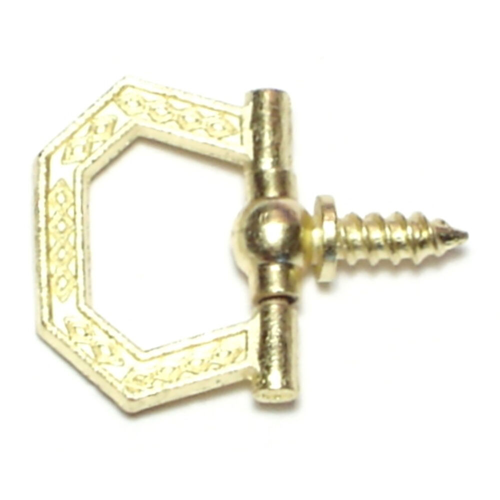 image of Hexagon Decor Brass Ring 23525