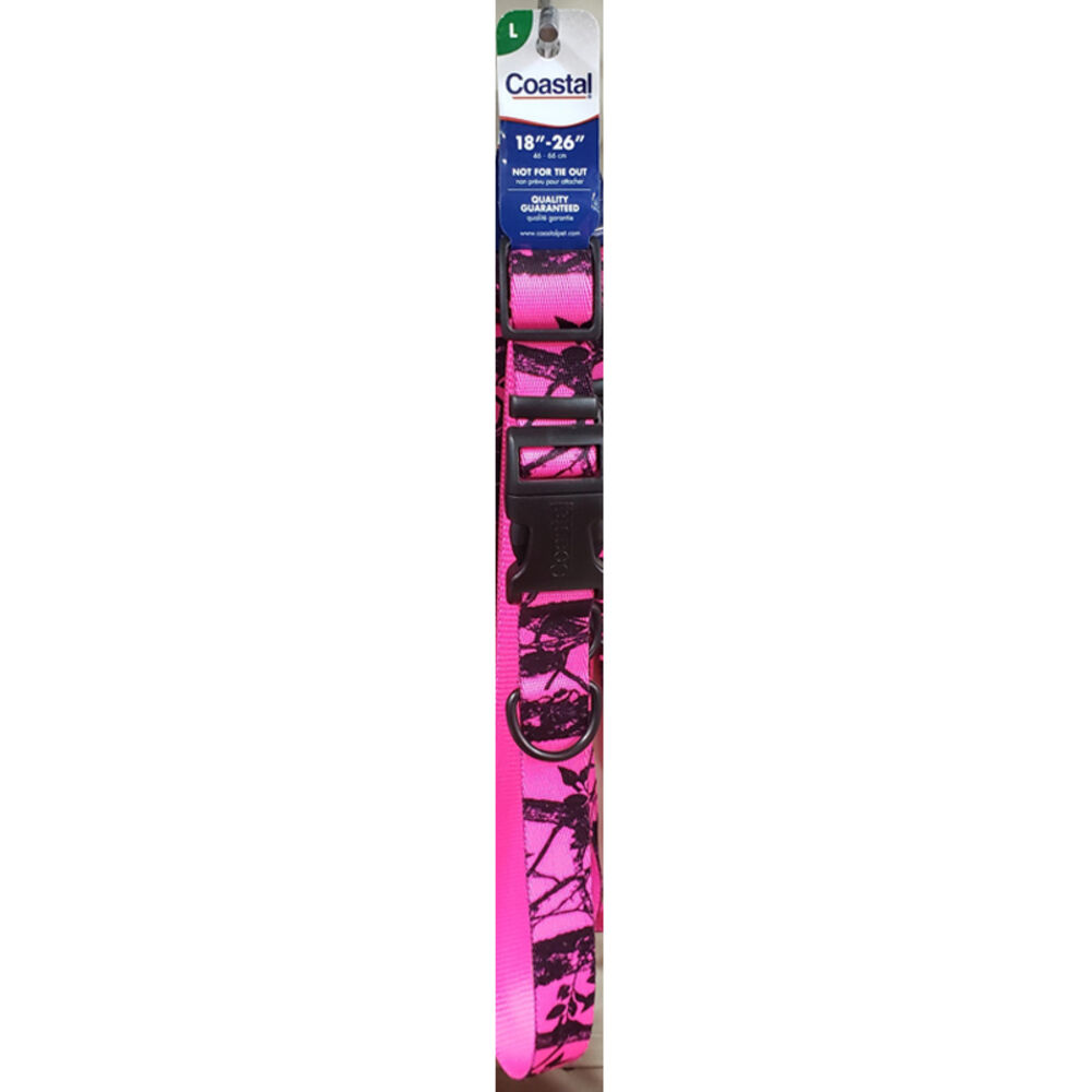 image of Pink Camo Collar 14-20-inches
