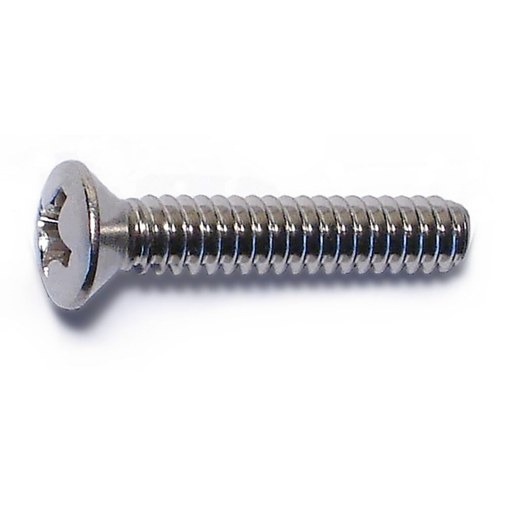 image of 6-32 X 3/4 Phillips Oval Machine Screw
