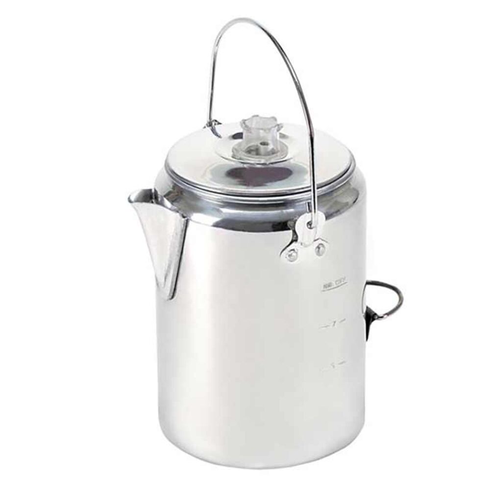 image of 9-Cup Aluminum Percolator Coffee Pot