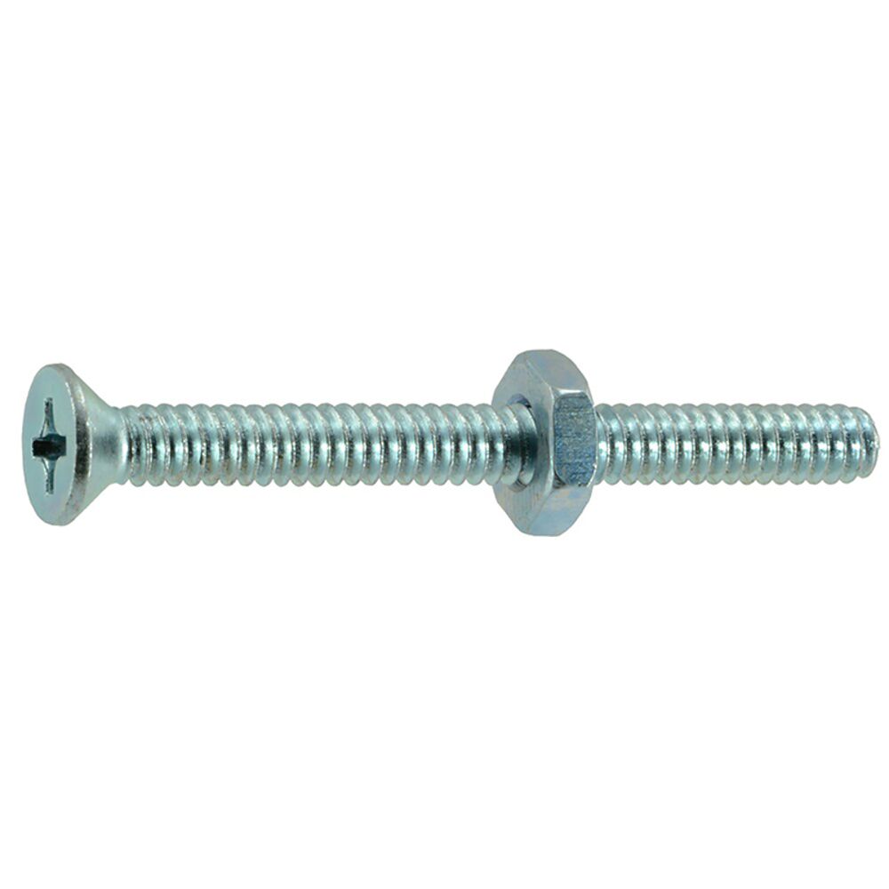 image of 10-24 X 2 Phillips Flat Machine With Nut