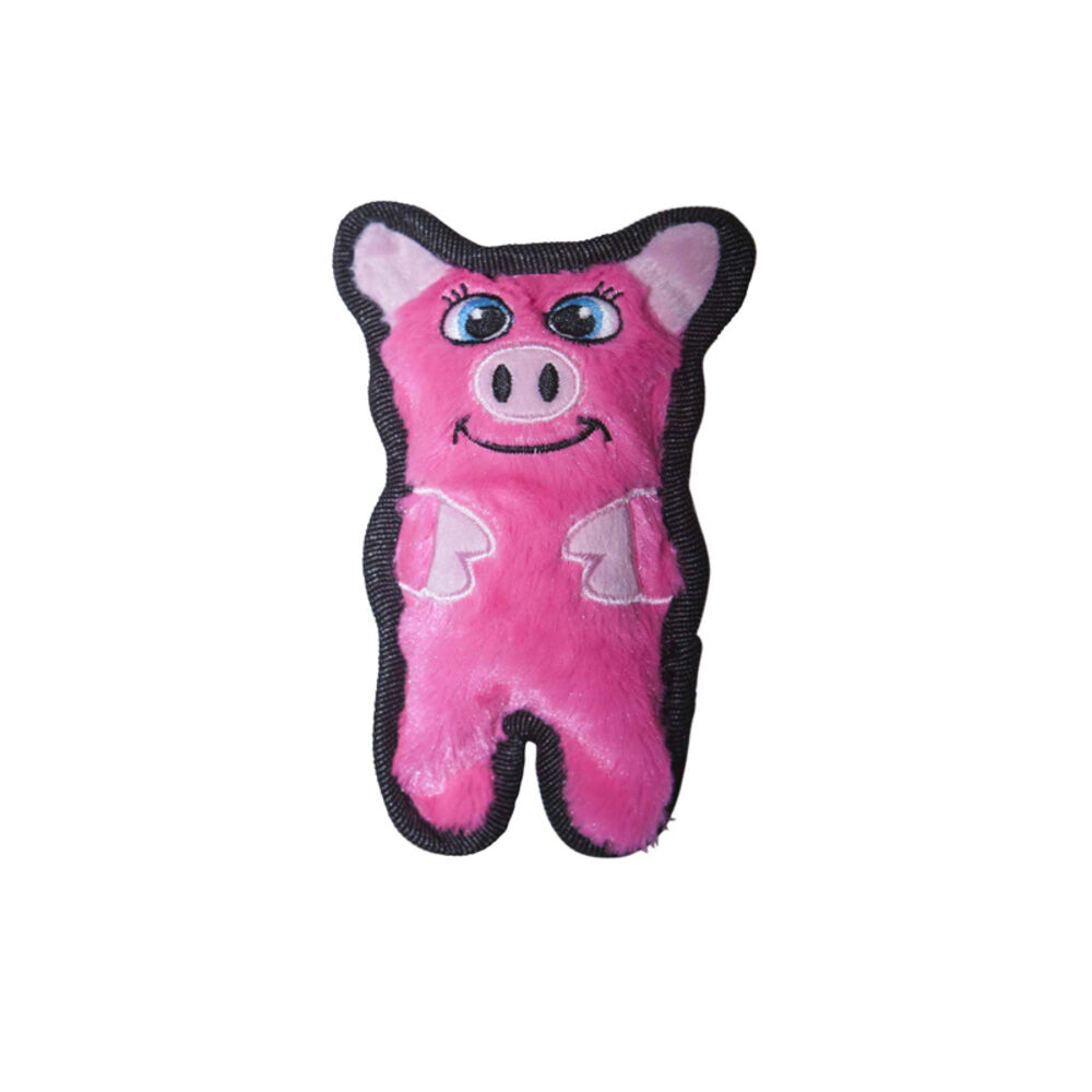 image of Invincibles Pink Pig Dog Toy, X-Small