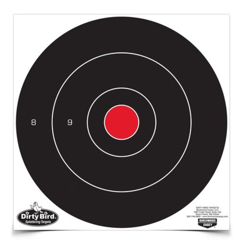 image of Dirty Bird 12-in Bull's-Eye Target, 12 pack
