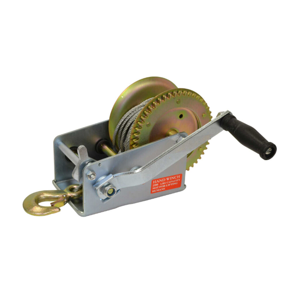 image of Hand Crank Winch, 2500 lb