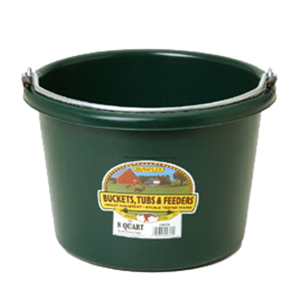 image of Little Giant Bucket, Poly, Green, 8 qt