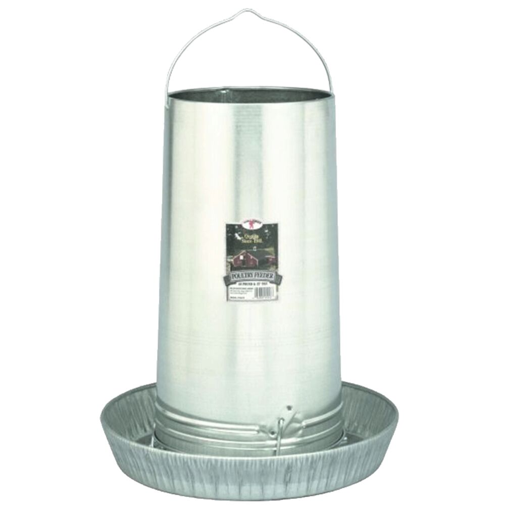 image of Galvanized Poultry Feeder, 40 lb