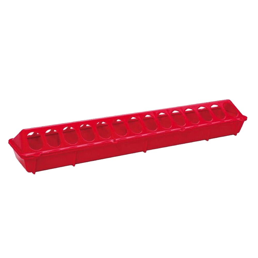 image of Flip Top Poultry Feeder- Red, 20 in