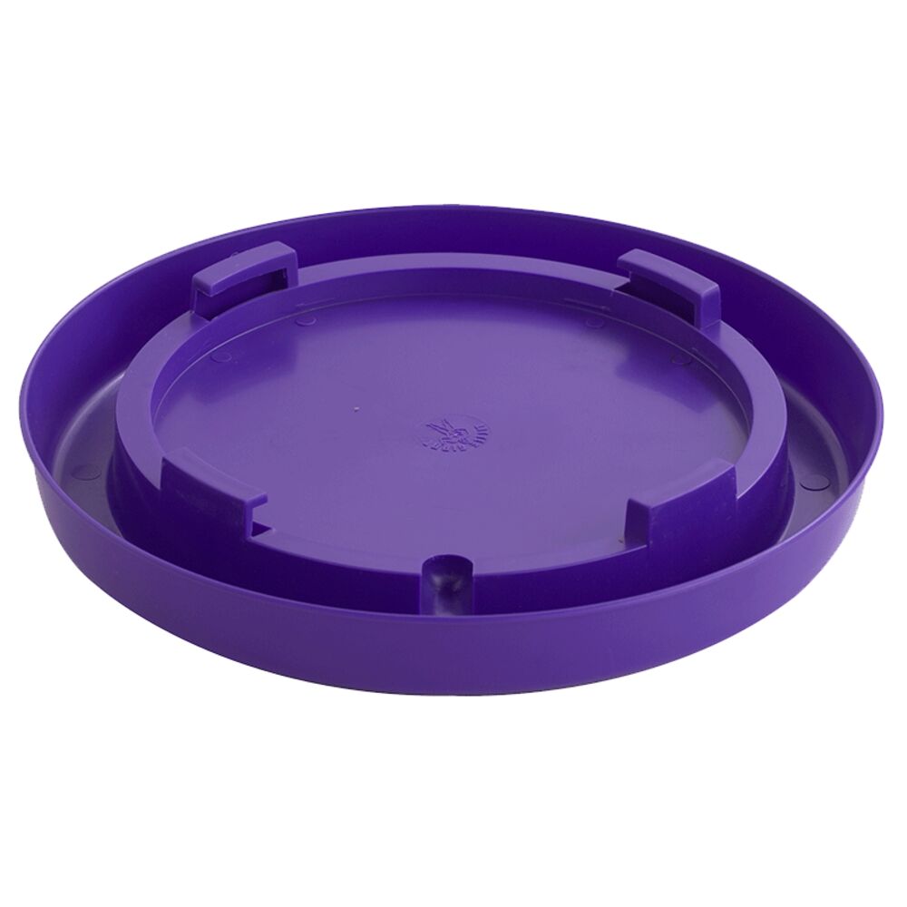 image of Plastic Nesting Waterer Base, Purple